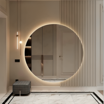 Round LED Mirrors Designed for Everyday Beauty