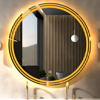 Transform Your Bathroom Look with Round LED Mirrors