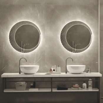 LED Round Mirrors for Sleek and Modern Spac