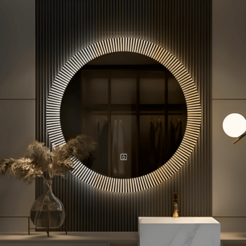 LED Round Mirrors with Sophisticated Design